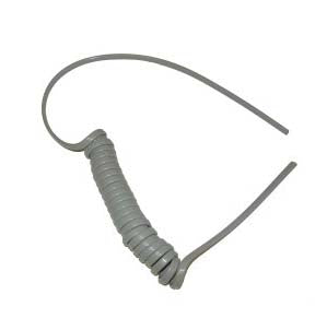 DCI 233C - Lt Sand Coiled Asepsis Style 2-Hole Syringe
