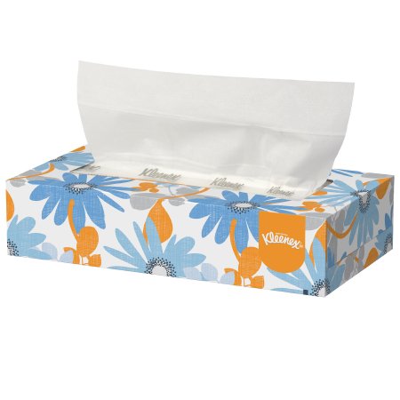 Facial Tissue Kleenex® White 8 X 8-2/5 Inch (125/BX48BX/CS = 6000 tissues total)