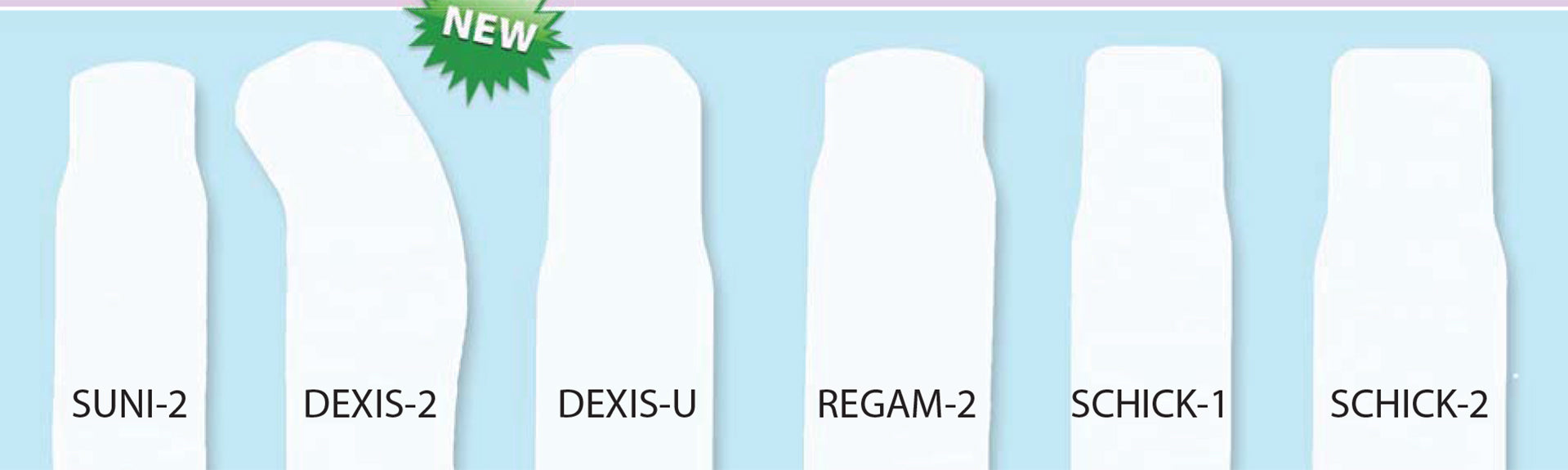 X-Ray Sensor Sleeve For Schick Size 1 (500pcs/box),No Paper Backing, 9½”L # PS-SHICK-1 .