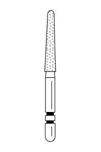 Two Striper Diamond - Round End Taper - 770.10