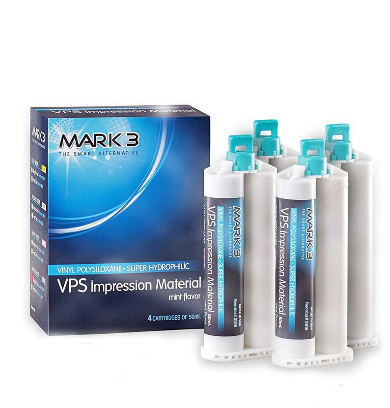 VPS Impression Material - Monophase Regular Set 50ml. Cartridges (4)