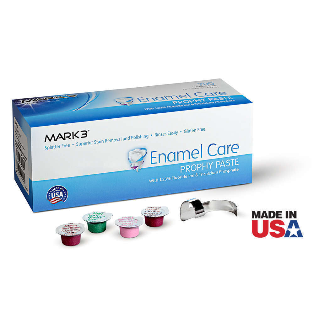 MARK3 Enamel Care Prophy Paste - With TCP - 200/Box