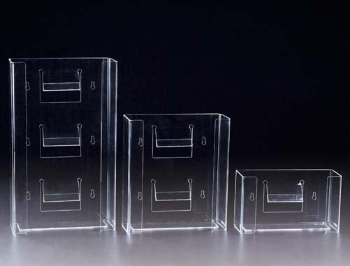 ACRYLIC DOUBLE HORIZONTAL GLOVE DISPENSER