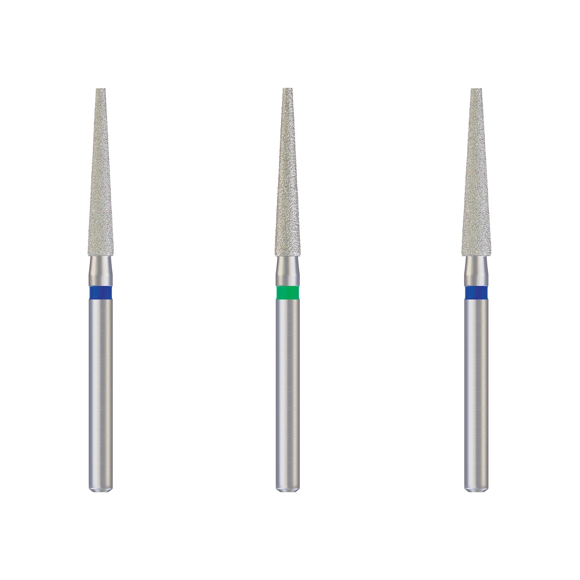 Diamond Flat End Taper Burs 24mm 10pcs