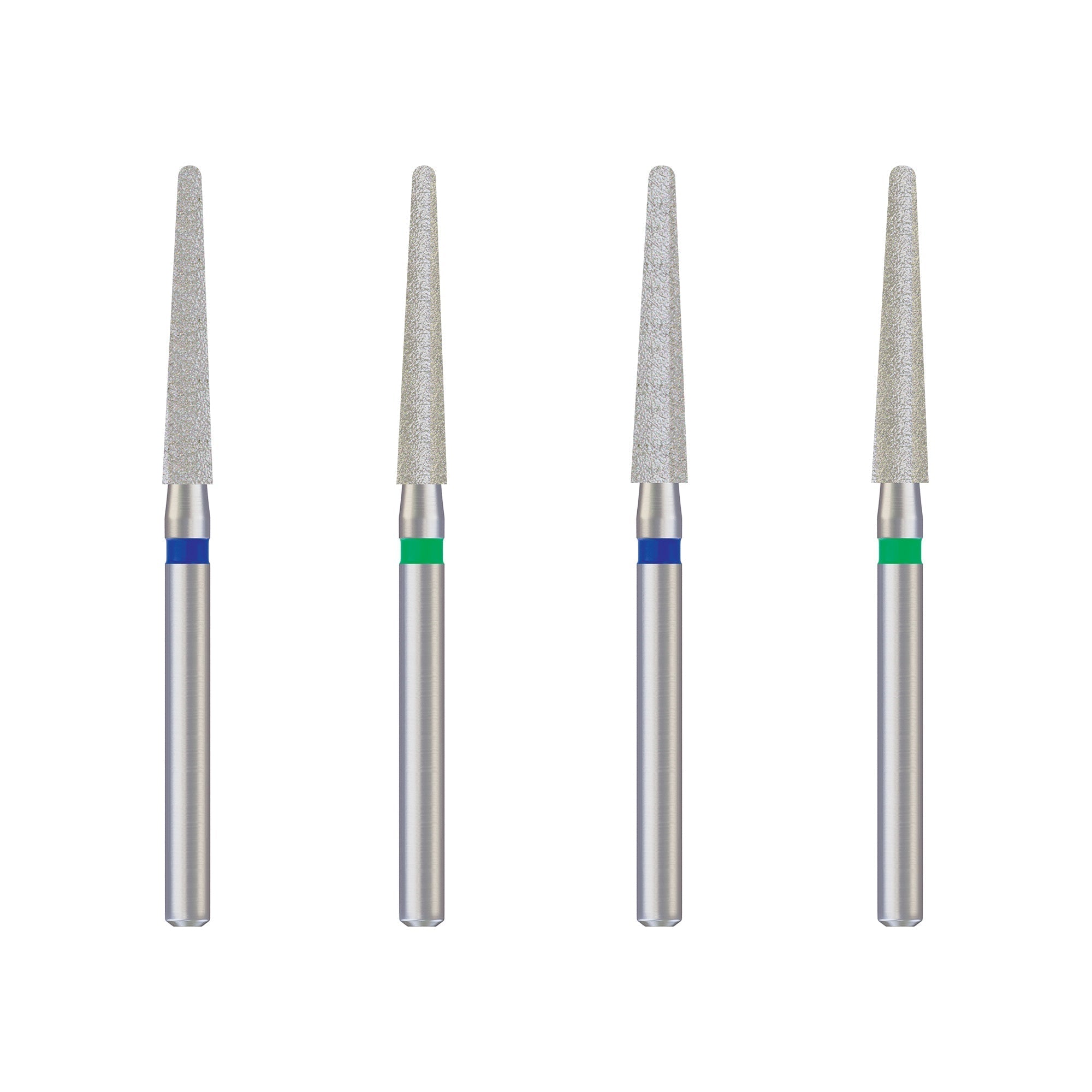 Diamond Flat End Taper Burs 24mm 10pcs