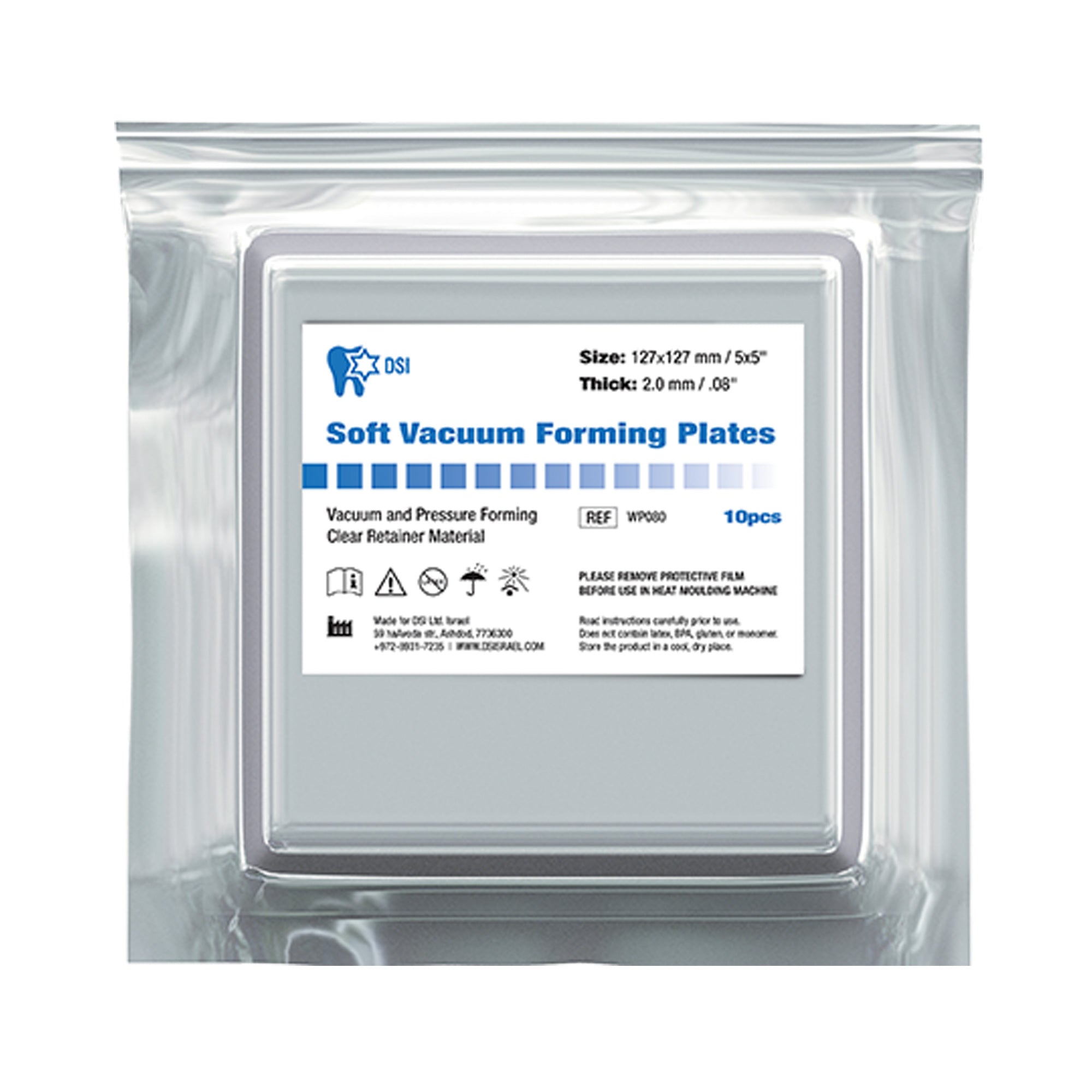 Soft Vacuum Plates 125x125mm