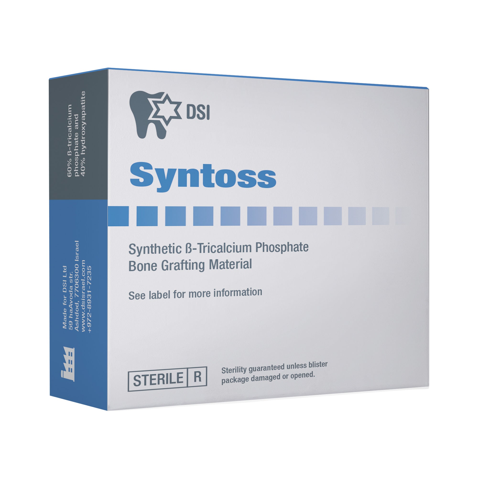 DSI Syntoss Synthetic Bone Graft TCP/HA Mix in Granules