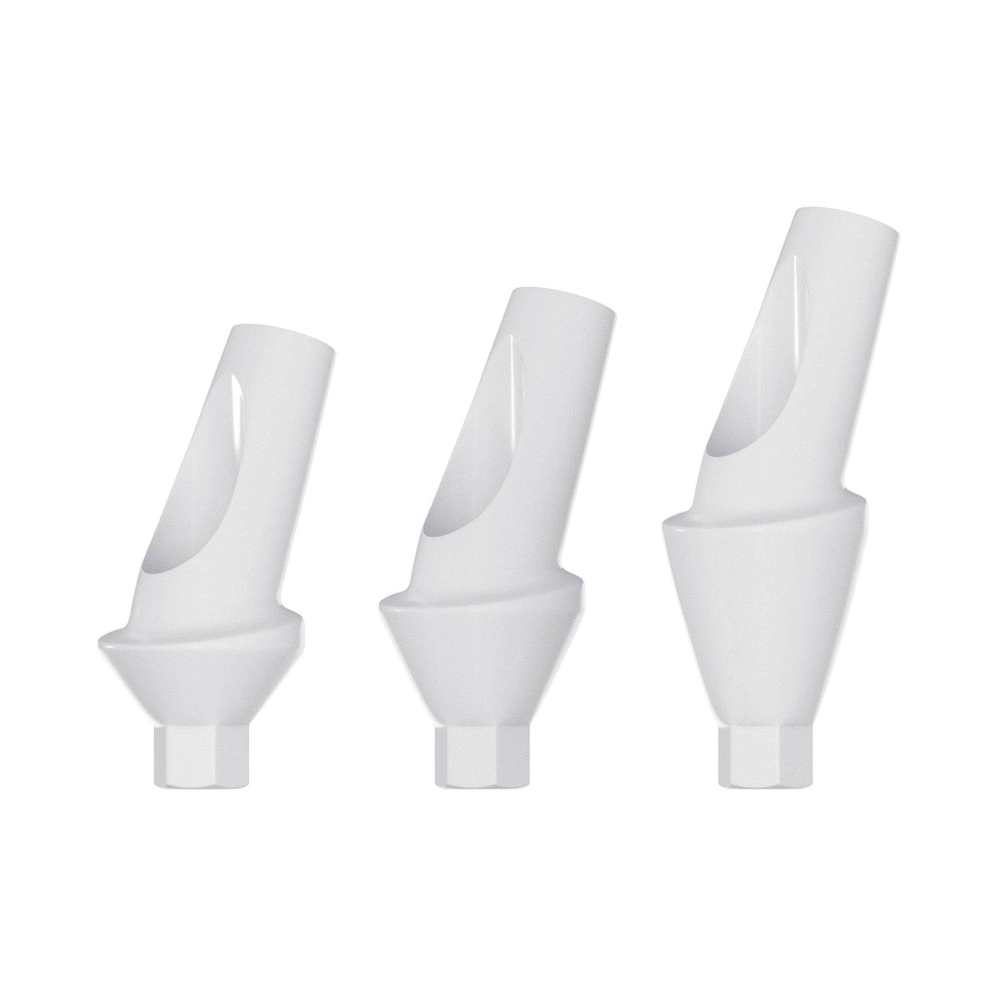 Temporary Angulated PEEK Abutment 15° CC NP