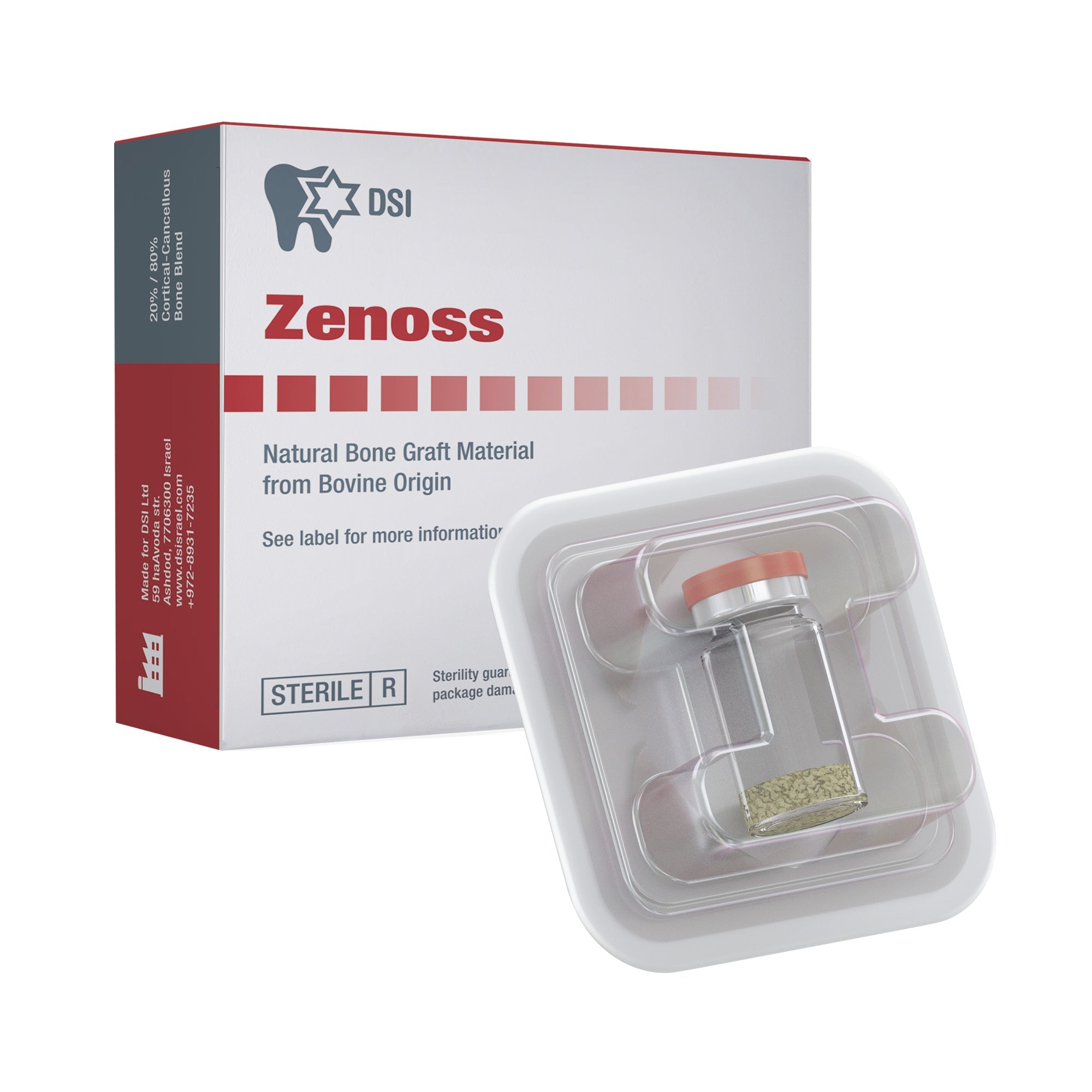DSI Zenoss Bovine Natural Bone Graft Chips
