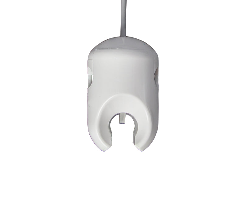 DCI #5914 - Holder, Auto HP, Molded, Normally Open, White w/Sterling Tubing