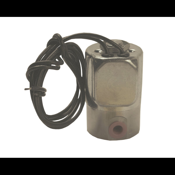 DCI #2831 - Water Solenoid Valve, 2-Way 1/8" NPT, 115 Volt, 12" Leads 1/2" Hub Mount