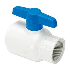 DCI #2919 - Ball Valve, PVC, 1 1/2" Threaded
