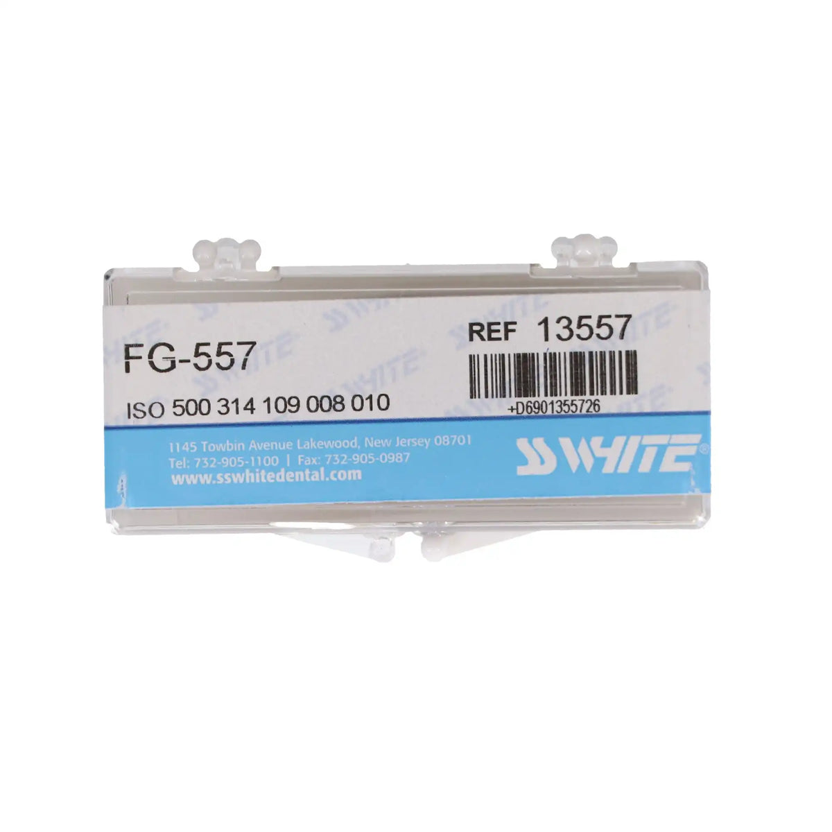SS White Carbide FG Burs - Bulk Pack - 557