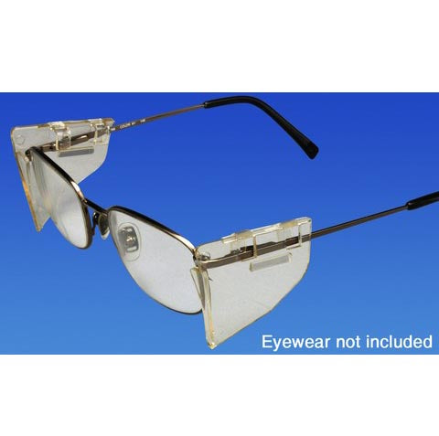 Eyewear Side Shields - Slip On Rigid Plastic Shields