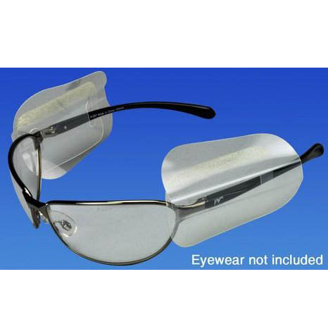 Eyewear Side Shields - Slip On Flexible Plastic Shields