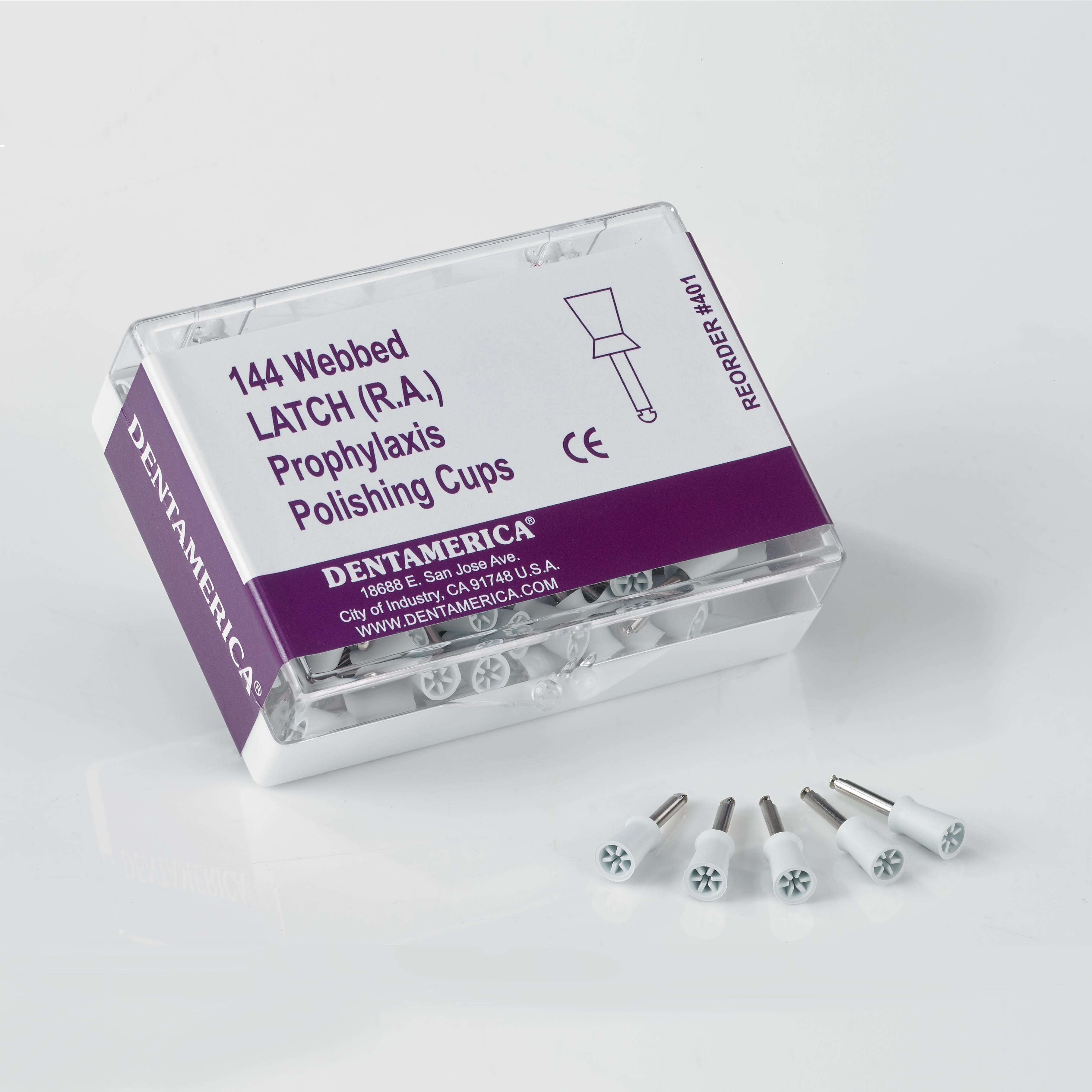 Disposable Prophylaxis Polishing CUPS - Assorted Types - 144 Per Box