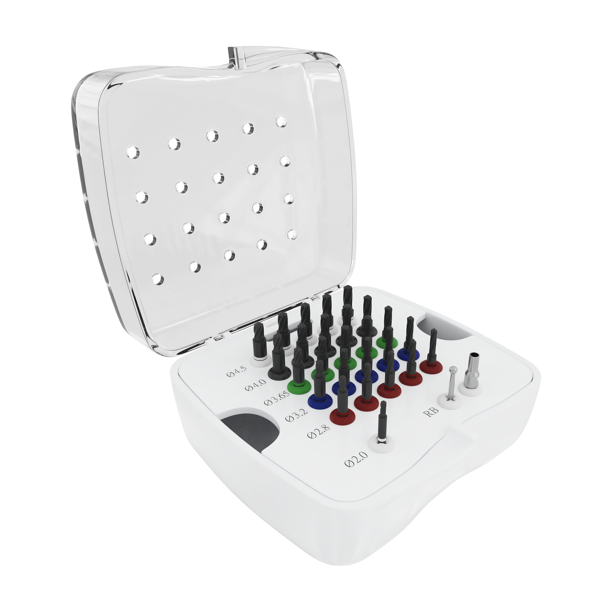 DSI DLC Step&Stop Drills Kit For Osteotomy Preparation