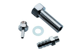 DCI #7112 - 10-32 Female X Compression Tube Adapters - 3/8" Compression Tube