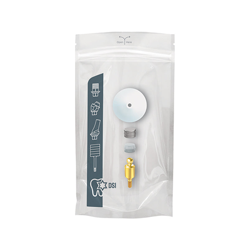 Straight Ball Attachment Basic Set Ø2.42mm
