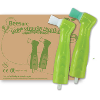 BeeSure 105° Disposable Steady Angles - Regular Cup, 100/Box