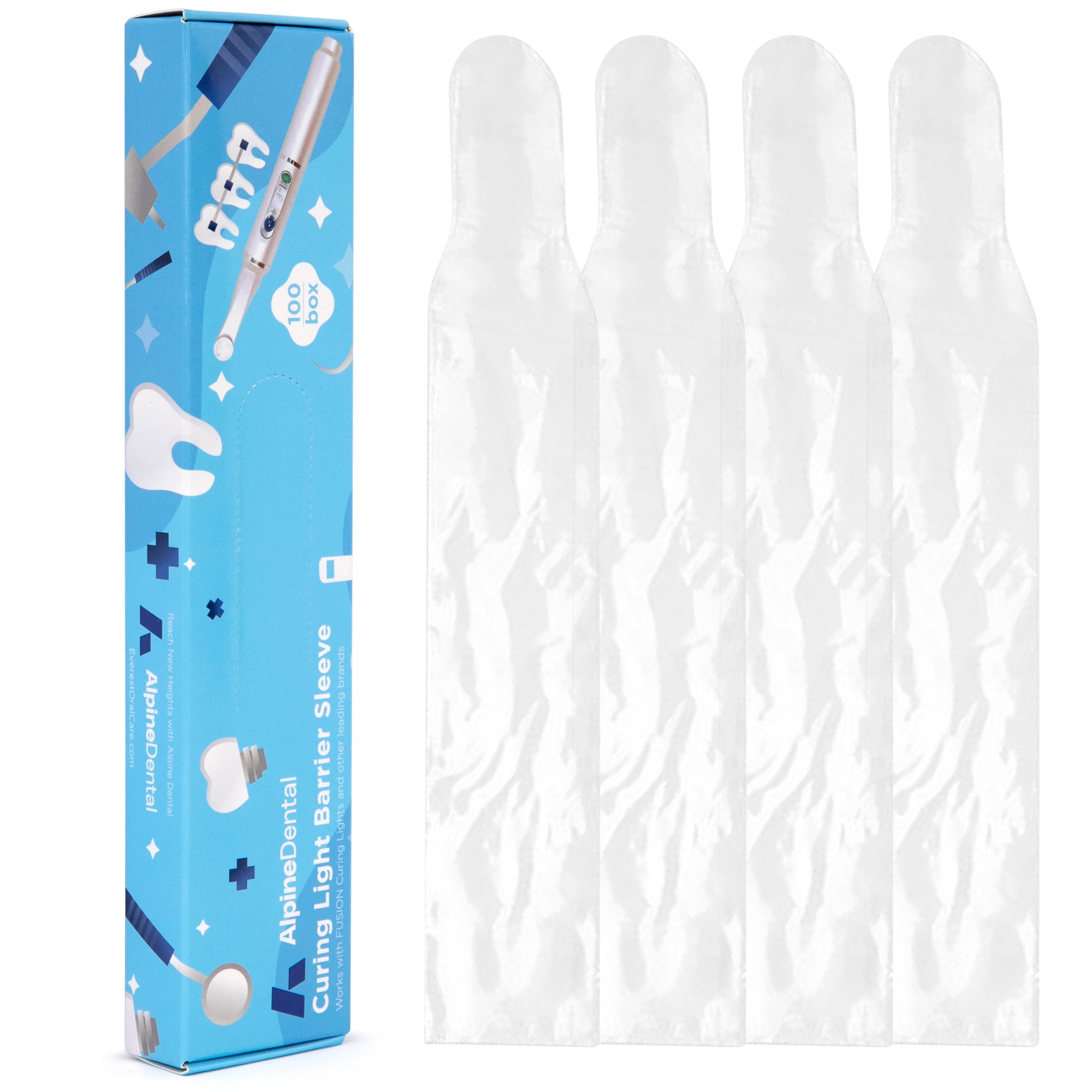 Alpine Dental Curing Light Barrier Sleeves (100)