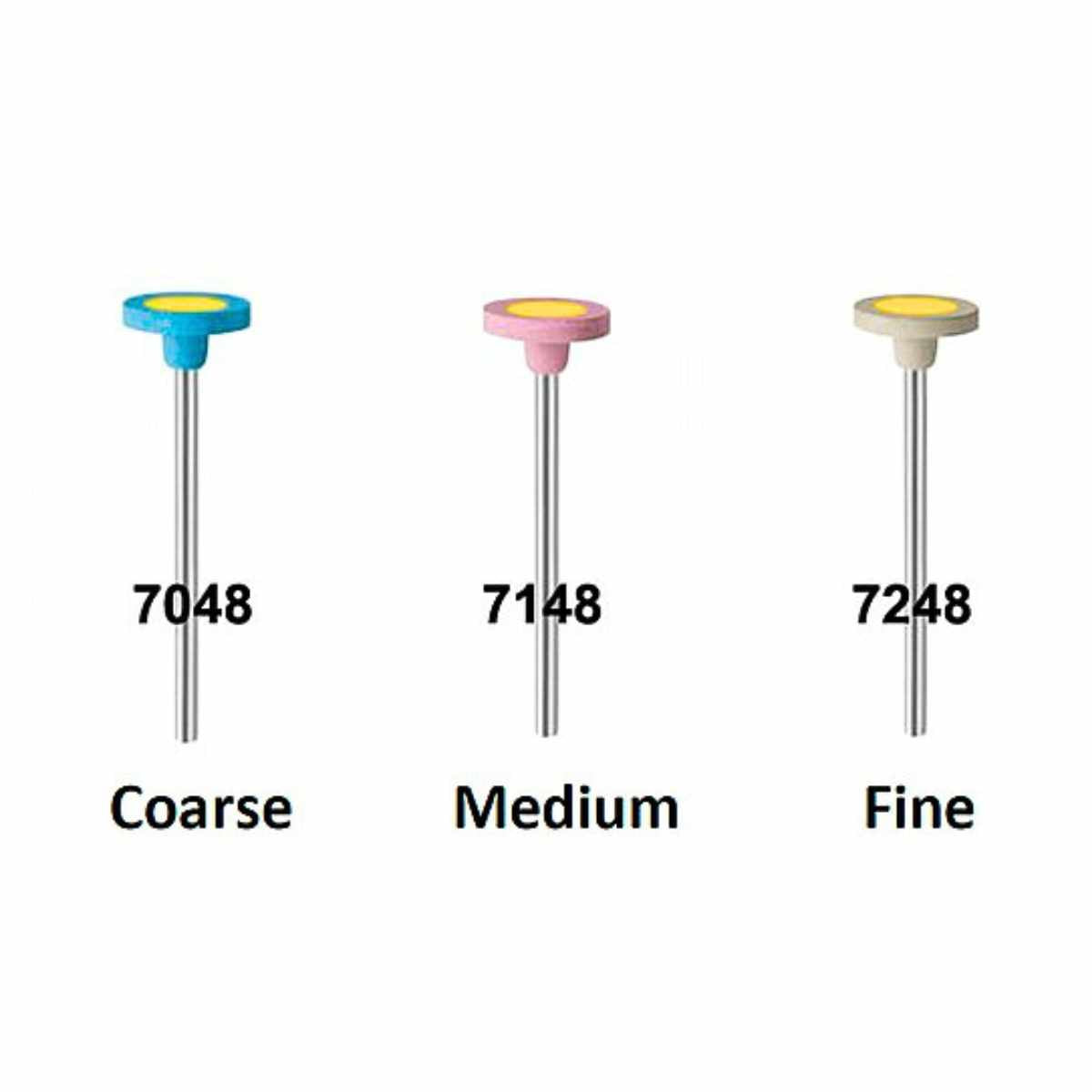 EVE Diapol HP Disc-Shaped Diamond Silicone Polishers 11mm