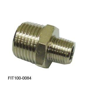 Nipple, Parallel, 1/2*1/4 Npt, Brass, S11420, Sistem Pneumatica