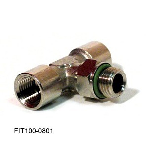 1/4" T Section O-Ring - F/M/F