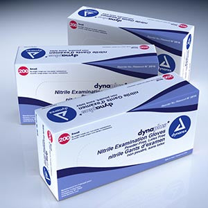 DynaPlus Nitrile Exam Gloves (Economy) -Non Latex- PF-(10 Boxes x 200)