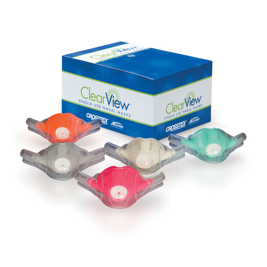ClearView Single-Use Disposable Nasal Hood mask - Pedo #33037 (12)