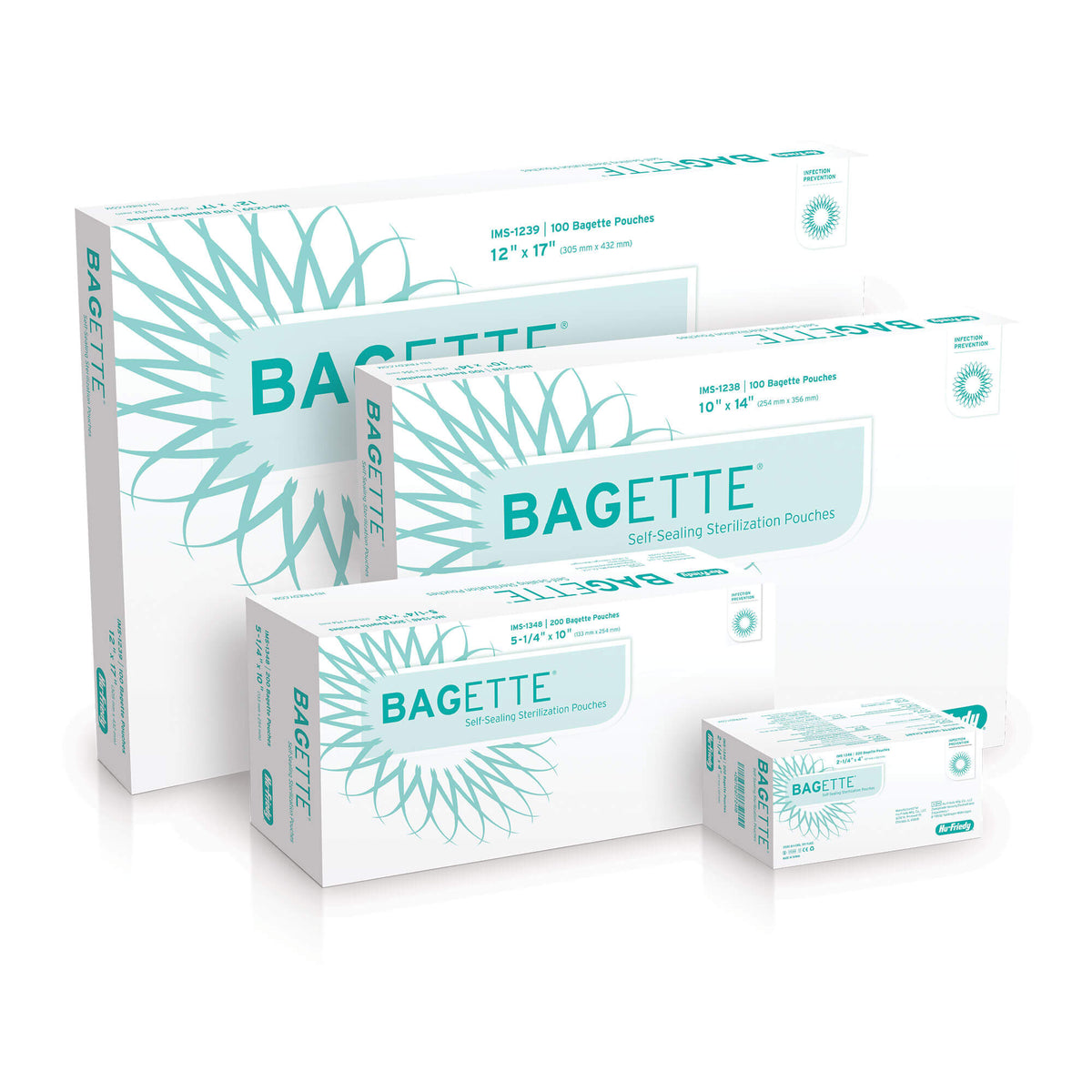 Bagette Self-Sealing Sterilization Pouches