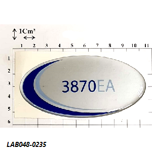 Sticker, Model Mane, For Door Cover, 3870Ea
