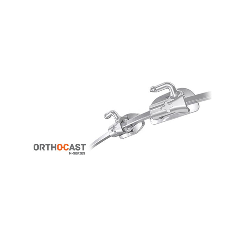 Ortho-Cast M buccal tubes, single, non-covertible #37/47, -10° torque, 0° off, MBT, 10pcs