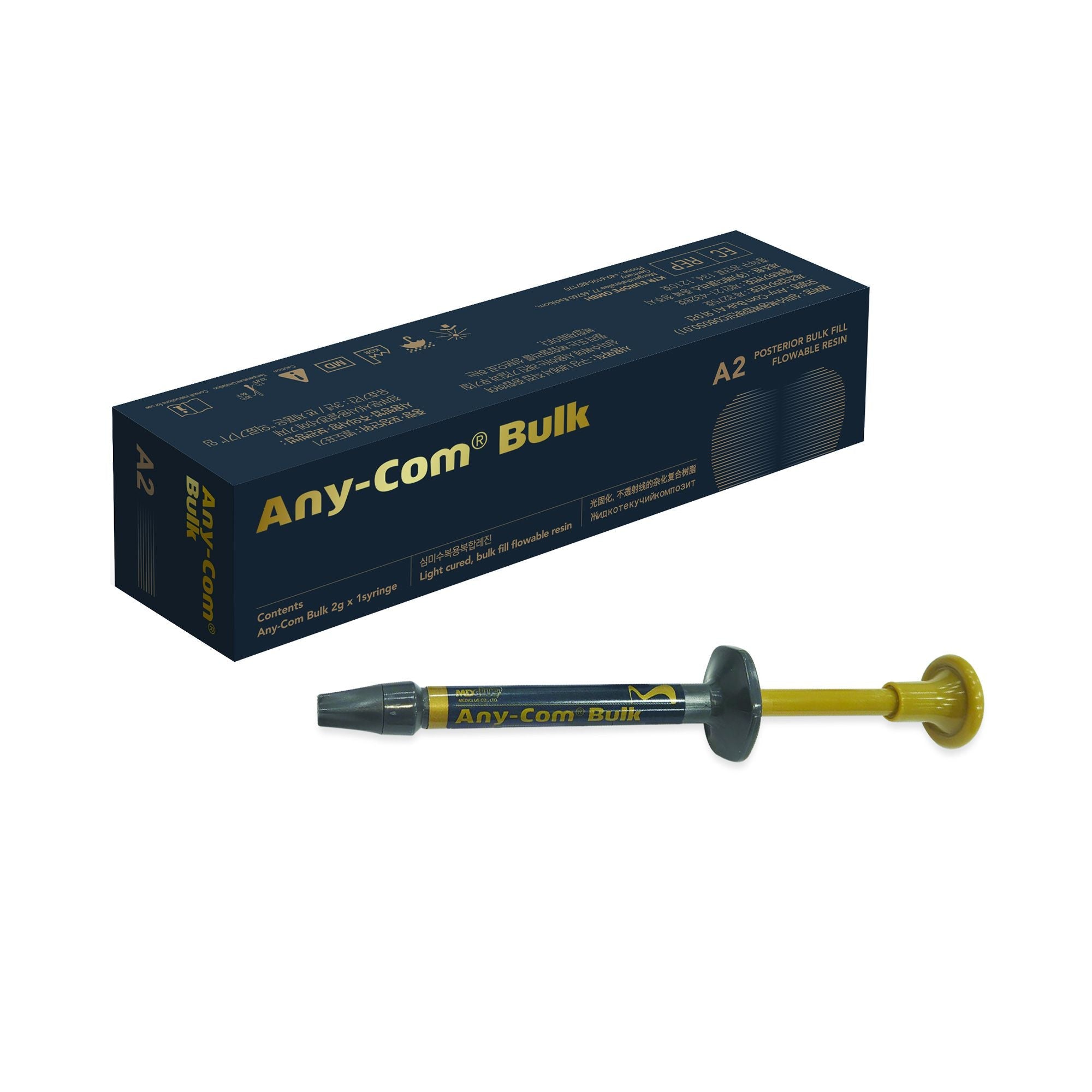 MEDICLUS Any-Com Bulk Flowable Composite in Syringe 2g