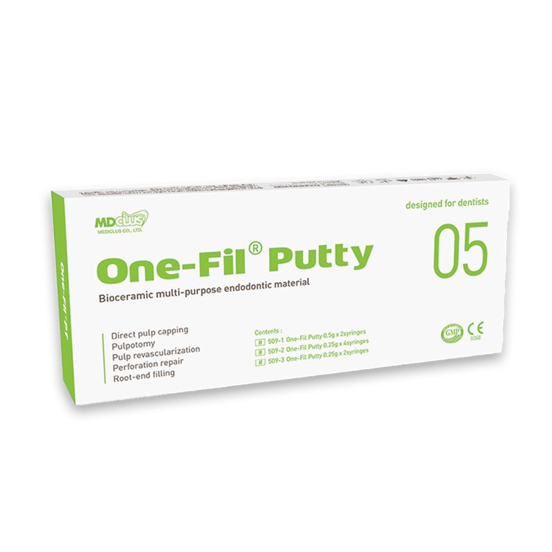 MEDICLUS One Fil Putty Bioceramic Root Canal Filling In Syringe 4x25g