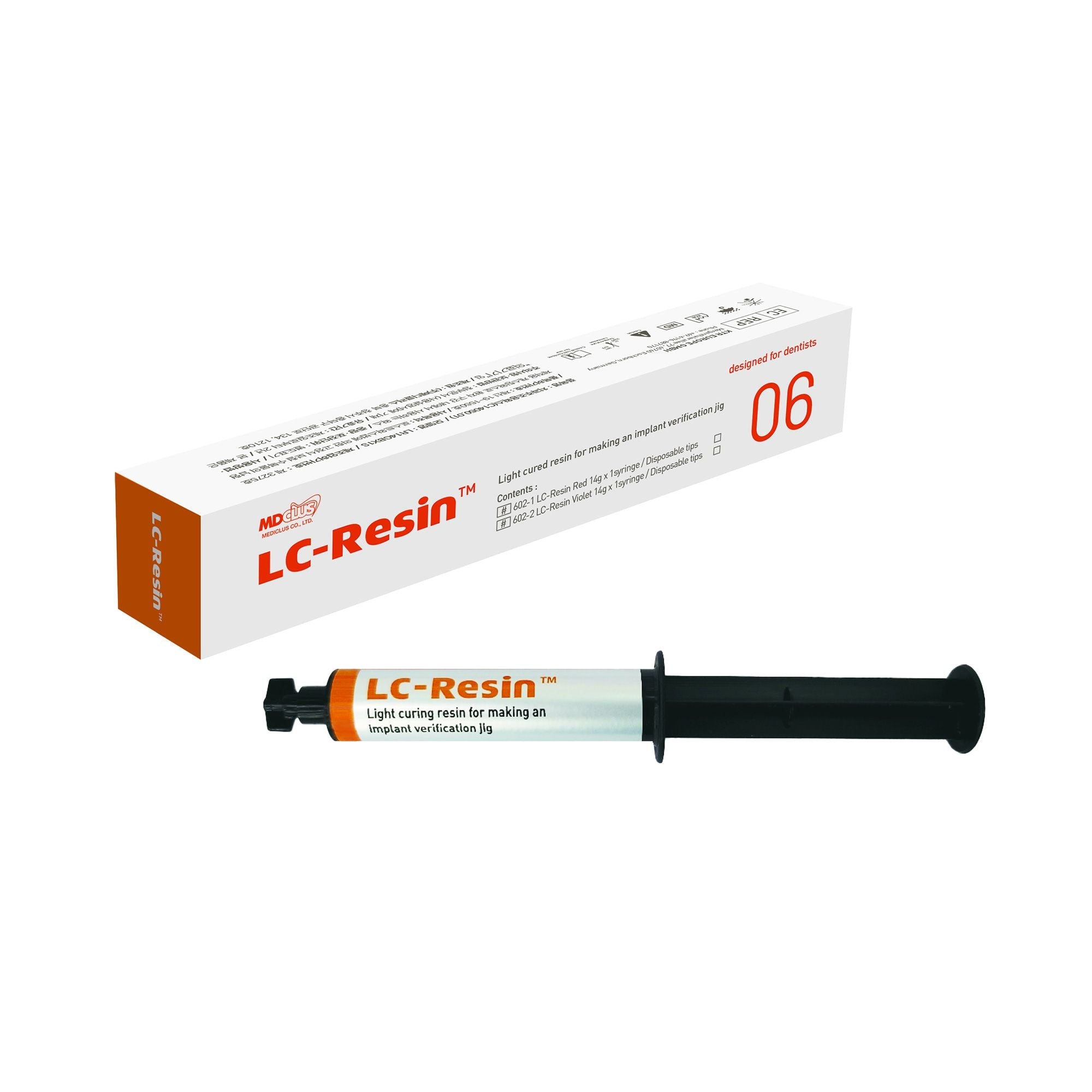MEDICLUS LC Pattern Resin In Syringe 14g