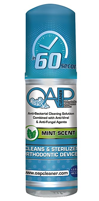 Oap Cleaner 45 Day Orthodontic Cleaning Solution - 1.5oz Foam Bottle