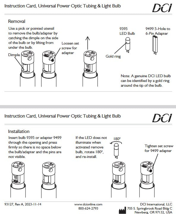 DCI 9976 - Universal ISO 5-Hole Power Optics Tubing Kit, 7ft, Gray