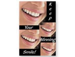 Recall Card - Keep Your Winning Smile Postcard 4-Up (200)