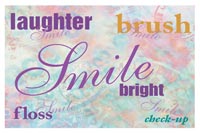 Recall Card - Smile Pastels Laser 4-Up (200)