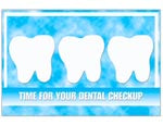 Recall Card -  Dental Checkup Postcard 4-Up (200)