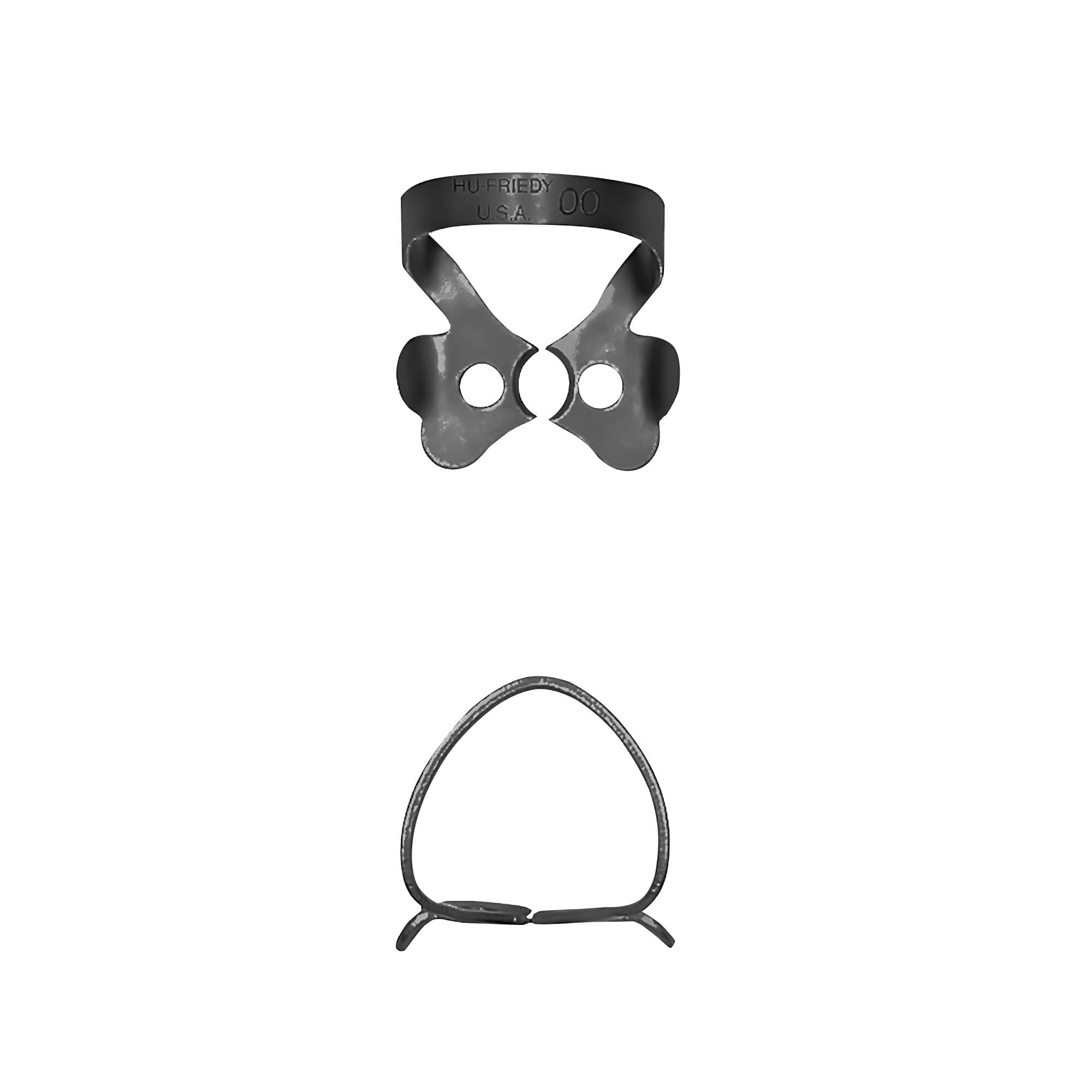 Clamp - #00 Rubber Dam, Black Line