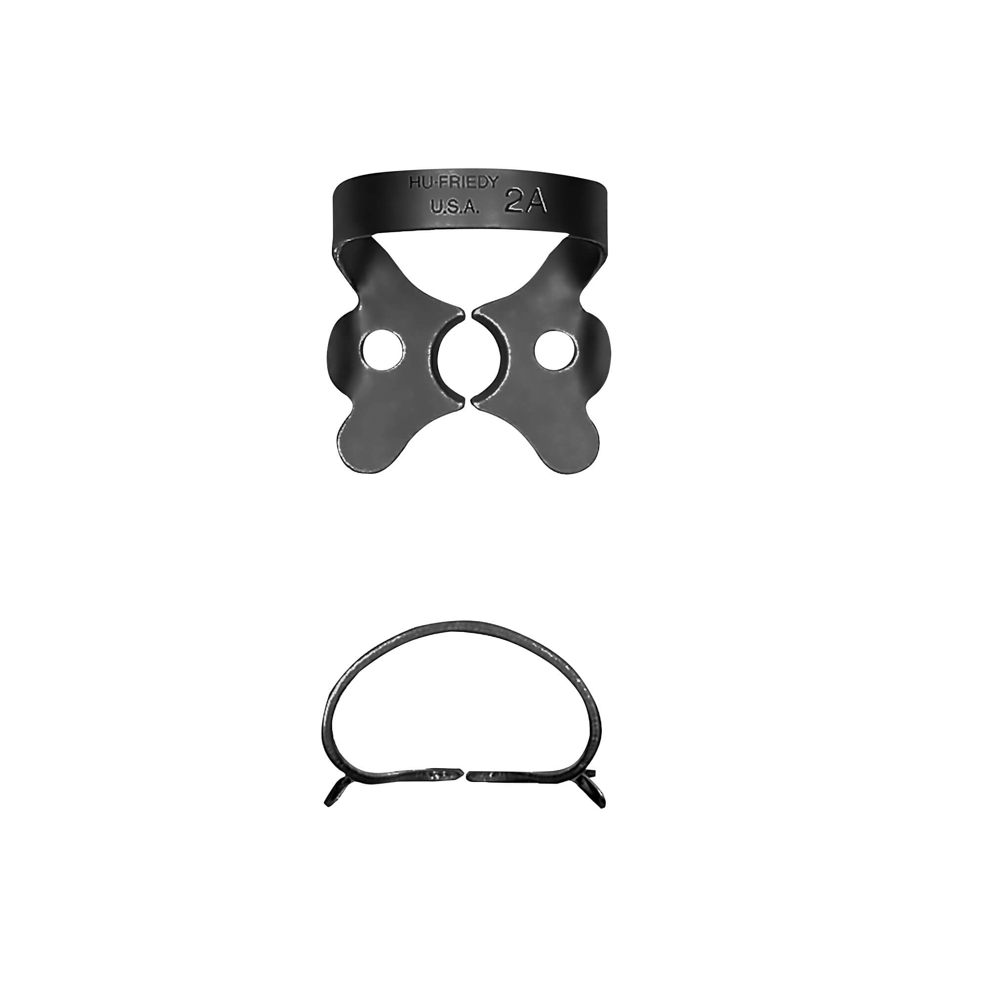 Clamp - #2A Rubber Dam, Black Line