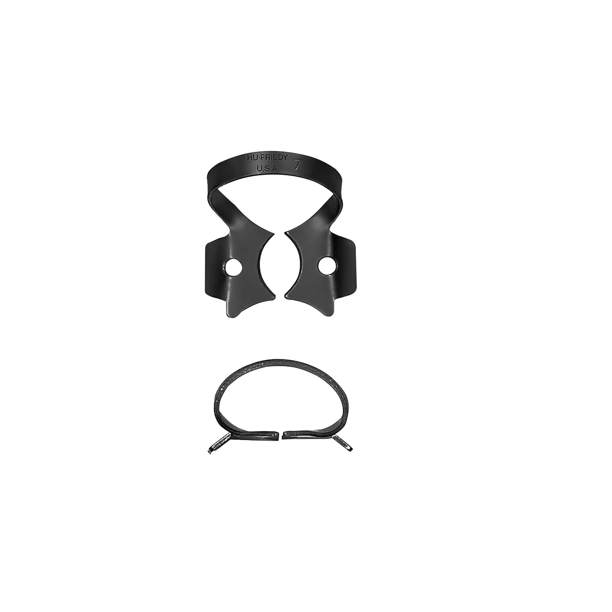 Clamp - #7 Rubber Dam, Black Line