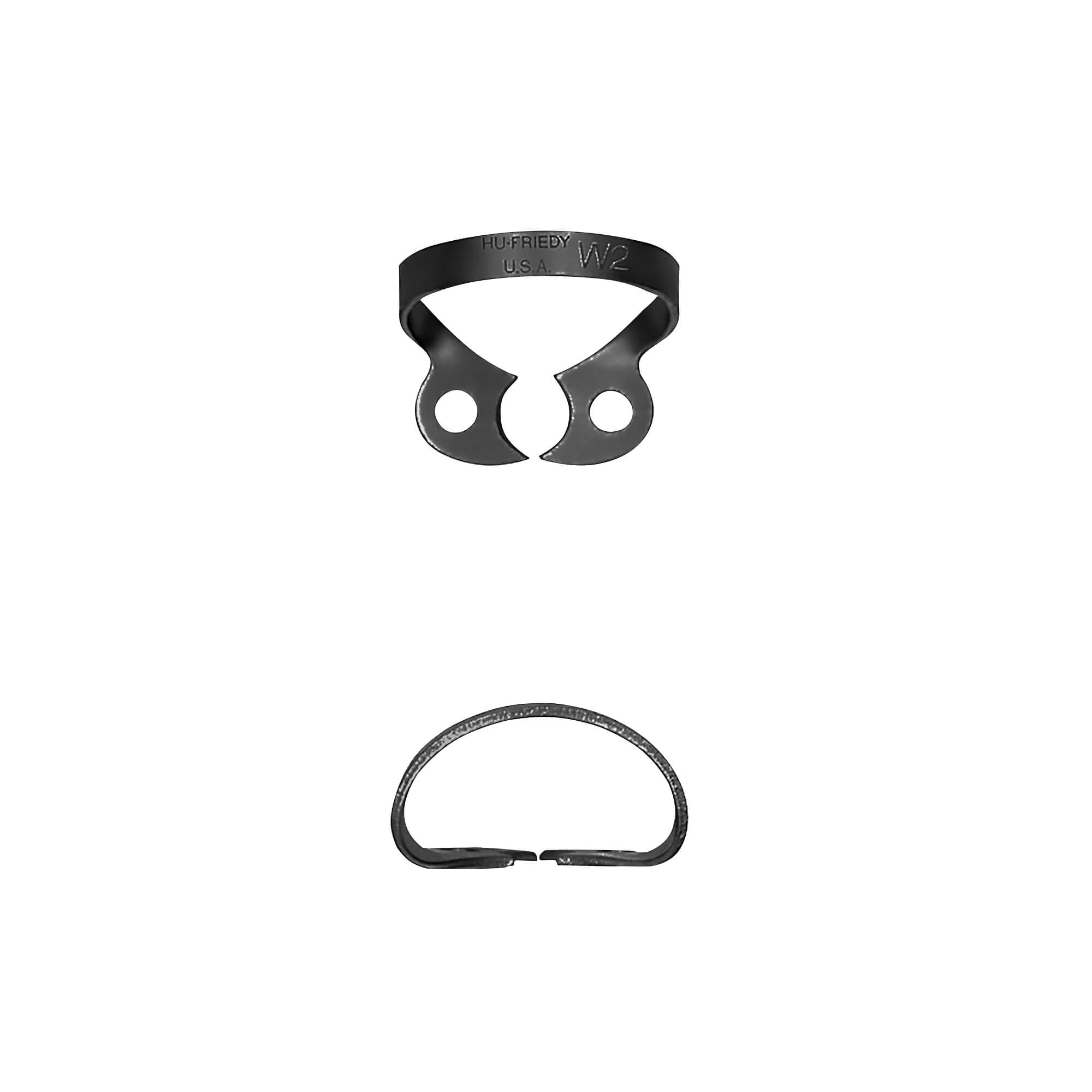 Clamp - #W2 Rubber Dam, Black Line