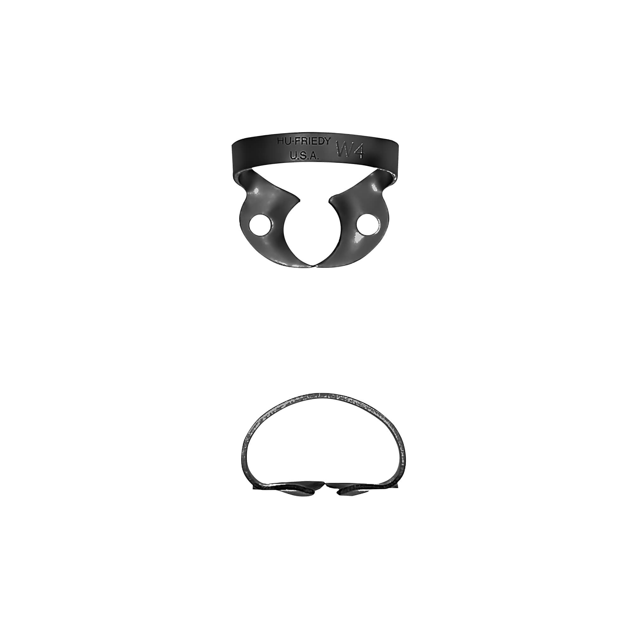Clamp - #4W Rubber Dam, Black Line