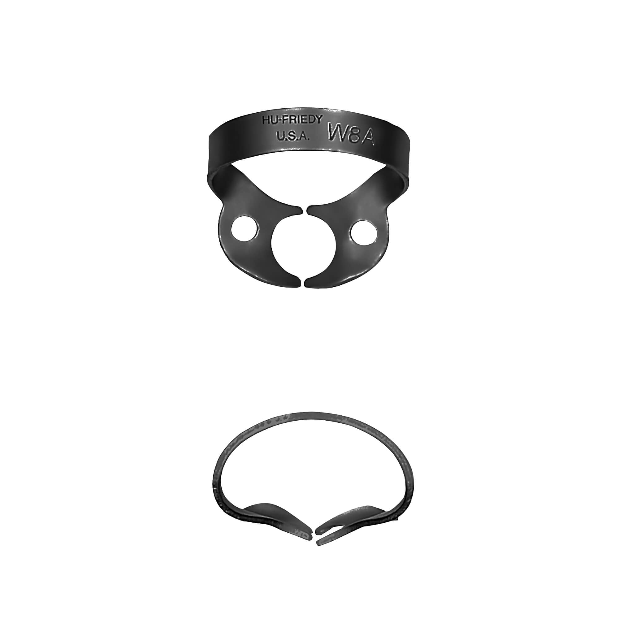 Clamp - #W8A Rubber Dam, Black Line