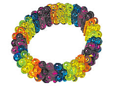 Bracelets - Childrens Rainbow Bead Assortd (48)
