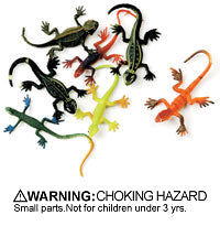 Toys - Mix Painted Lizards 3" Assortment (144)