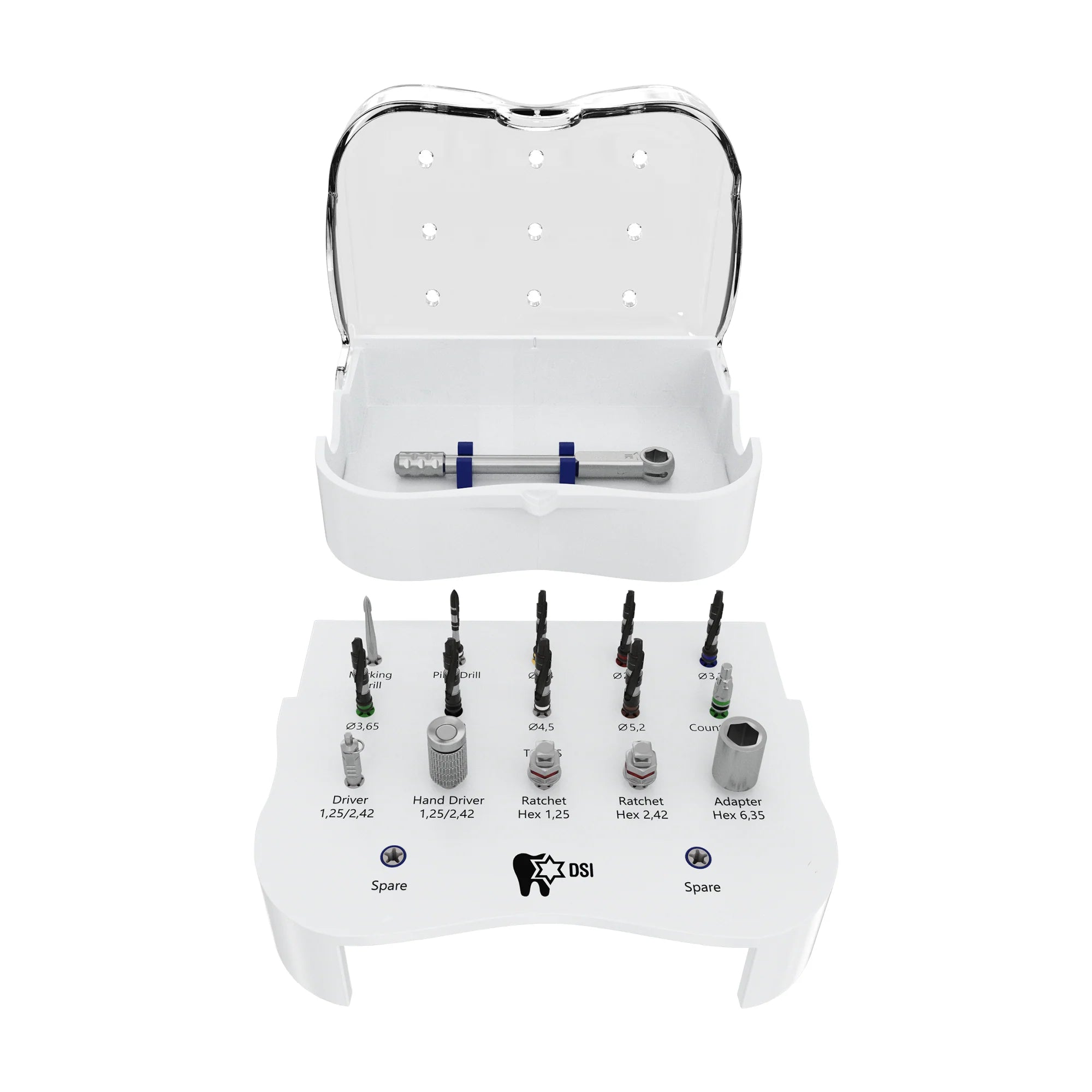 DSI SK001 New Stepped Drills Surgical Kit For Implant Placement